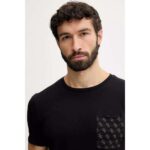 Guess F6GI12K6XN4-JBLK Ανδρικό T-shirt Μαύρο