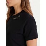 Guess V5BI12K8FQ4-JBLK Γυναικείο Crop T-shirt Black