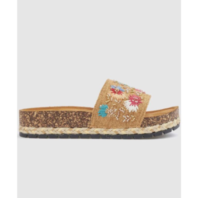 Verde 28-0004186 Γυναικείες Παντόφλες Camel