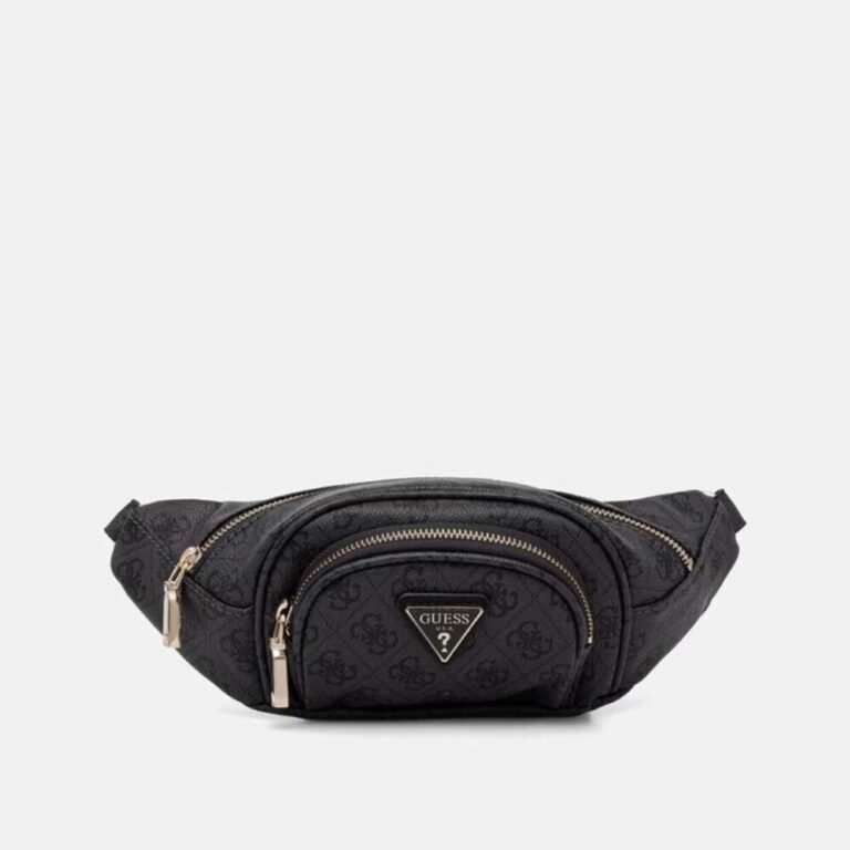 Guess HB9211080 Latona Coal Logo Τσαντάκι Μέσης