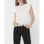 Only 15213398 Γυναικεία Μπλούζα Onlsilla Λευκή