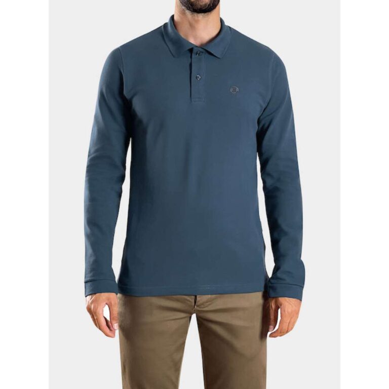 3Guys 60-5059 Ανδρική Polo Μακρυμάνικη Μπλούζα