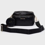 Nolah Globe Black Γυναικεία Τσάντα Χιαστί