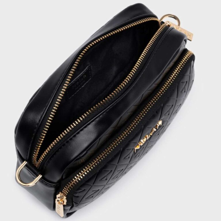 Nolah Globe Black Γυναικεία Τσάντα Χιαστί