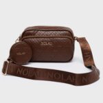 Nolah Globe Brown Γυναικεία Τσάντα Χιαστί