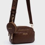 Nolah Globe Brown Γυναικεία Τσάντα Χιαστί