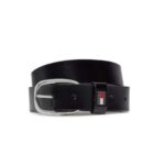 Tommy Jeans AW0AW15836-BDS Tjw Oval Δερμάτινη Ζώνη