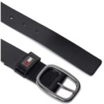 Tommy Jeans AW0AW15836-BDS Tjw Oval Δερμάτινη Ζώνη