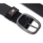 Tommy Jeans AW0AW15836-BDS Tjw Oval Δερμάτινη Ζώνη